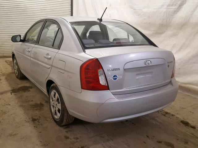 KMHCN4AC5BU534276 - 2011 HYUNDAI ACCENT GLS SILVER photo 3