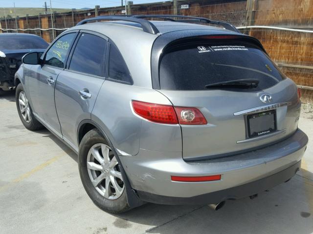 JNRAS08W77X200284 - 2007 INFINITI FX35 GRAY photo 3