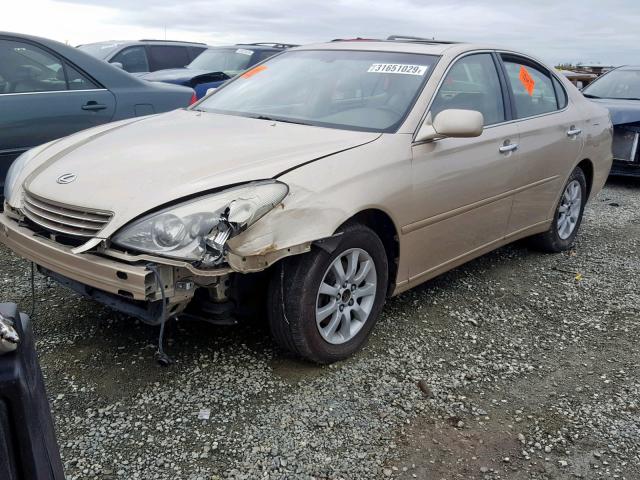 JTHBF30G936006059 - 2003 LEXUS ES 300 GOLD photo 2