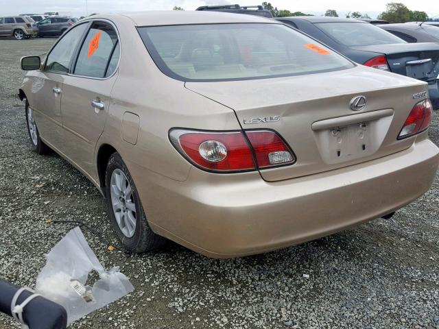 JTHBF30G936006059 - 2003 LEXUS ES 300 GOLD photo 3