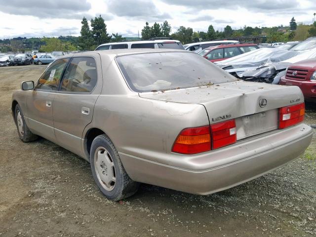 JT8BH28F9Y0180997 - 2000 LEXUS LS 400 TAN photo 3