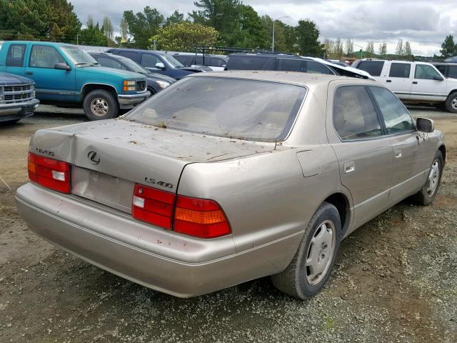 JT8BH28F9Y0180997 - 2000 LEXUS LS 400 TAN photo 4