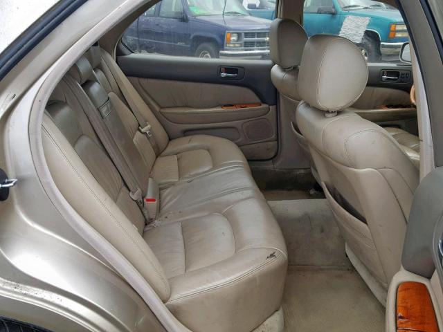 JT8BH28F9Y0180997 - 2000 LEXUS LS 400 TAN photo 6