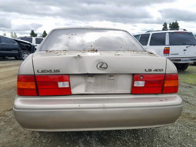 JT8BH28F9Y0180997 - 2000 LEXUS LS 400 TAN photo 9