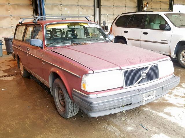 YV1AX8857K1820632 - 1989 VOLVO 245 DL RED photo 1