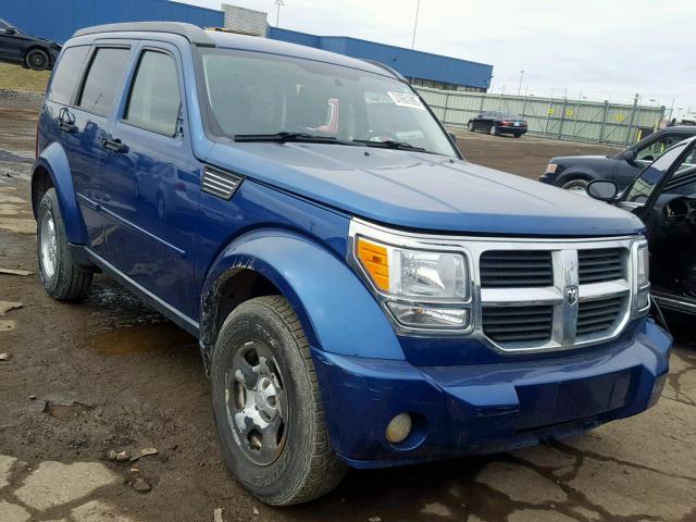 1D8GU28K19W546841 - 2009 DODGE NITRO SE BLUE photo 1