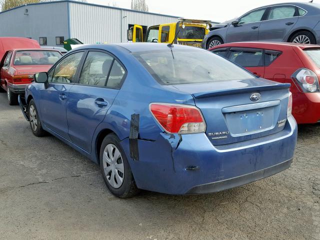 JF1GJAA63GH002816 - 2016 SUBARU IMPREZA BLUE photo 3