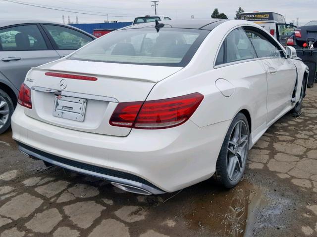 WDDKJ6FB7GF338770 - 2016 MERCEDES-BENZ E 400 WHITE photo 4