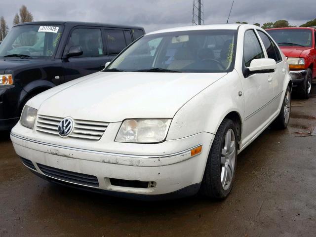 3VWSE69M44M017936 - 2004 VOLKSWAGEN JETTA GLS WHITE photo 2