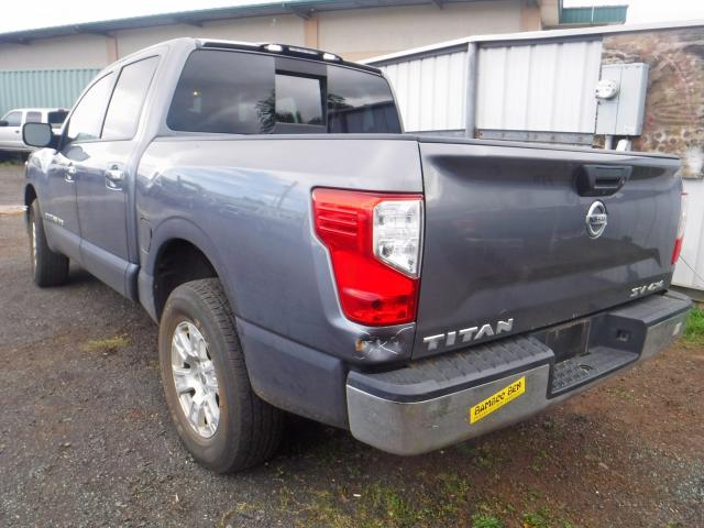 1N6AA1EJ2JN500185 - 2018 NISSAN TITAN S GRAY photo 3