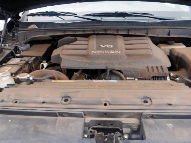 1N6AA1EJ2JN500185 - 2018 NISSAN TITAN S GRAY photo 7