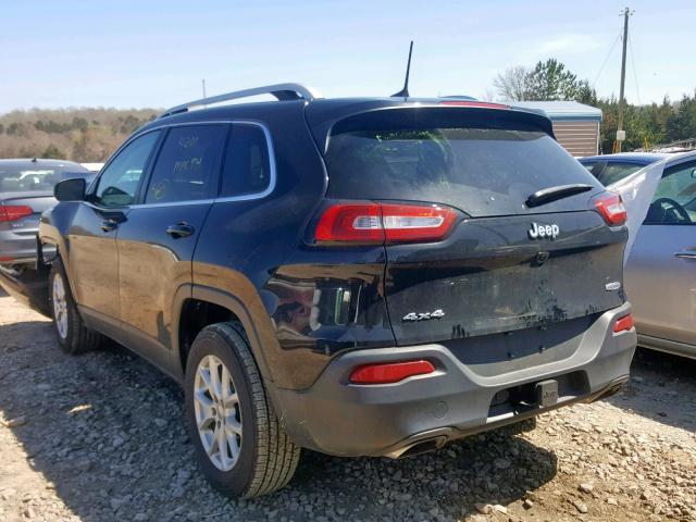 1C4PJMCS0HD223949 - 2017 JEEP CHEROKEE L BLACK photo 3