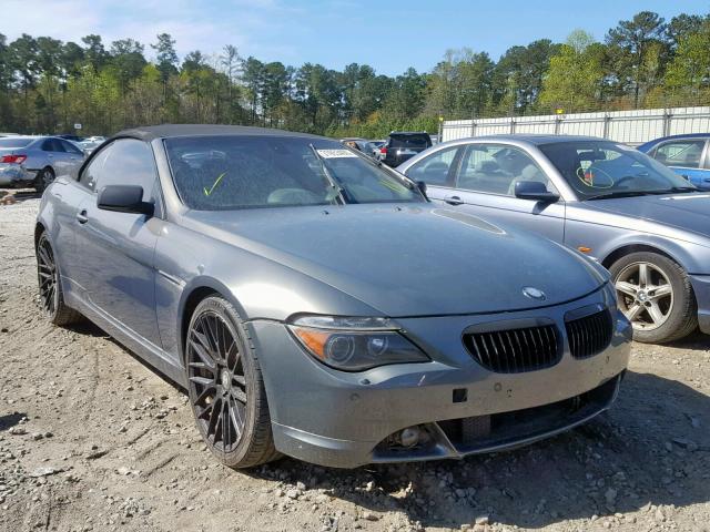 WBAEK73405B326266 - 2005 BMW 645 CI AUT GRAY photo 1