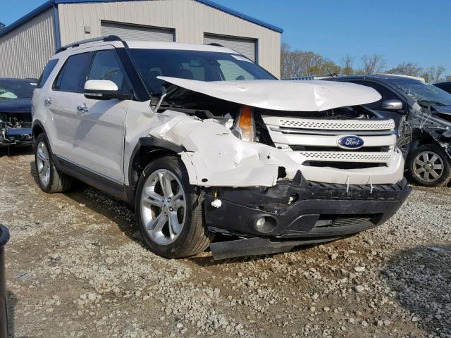 1FM5K7F82FGA31574 - 2015 FORD EXPLORER L WHITE photo 1