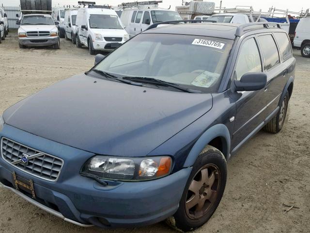 YV1SZ59H231104048 - 2003 VOLVO XC70 BLUE photo 2