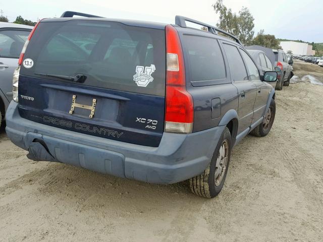 YV1SZ59H231104048 - 2003 VOLVO XC70 BLUE photo 4