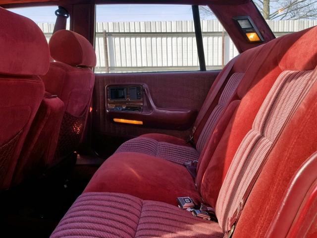 1G2HX54C8M1246718 - 1991 PONTIAC BONNEVILLE BURGUNDY photo 6