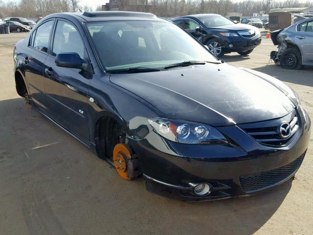 JM1BK323451297545 - 2005 MAZDA 3 S BLACK photo 1