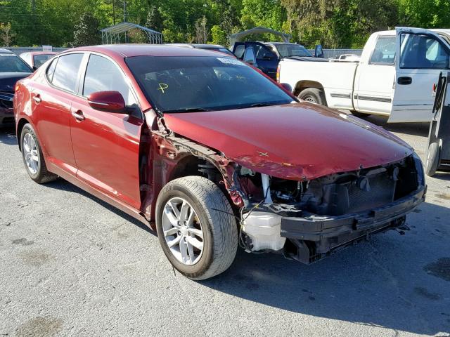 5XXGM4A76DG202903 - 2013 KIA OPTIMA LX RED photo 1