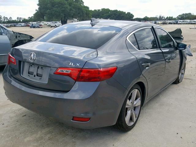 19VDE1F7XEE005940 - 2014 ACURA ILX 20 TEC GRAY photo 4