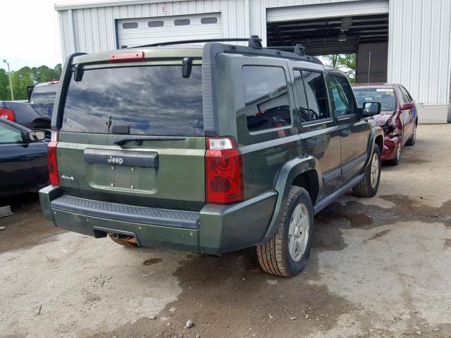 1J8HG48KX6C297581 - 2006 JEEP COMMANDER GREEN photo 4
