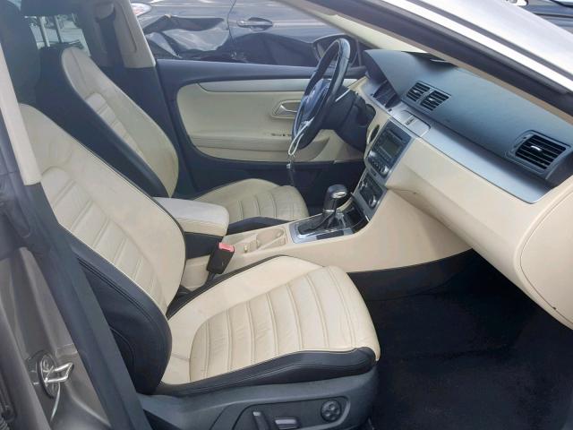 WVWHL73C79E530068 - 2009 VOLKSWAGEN CC LUXURY GOLD photo 5