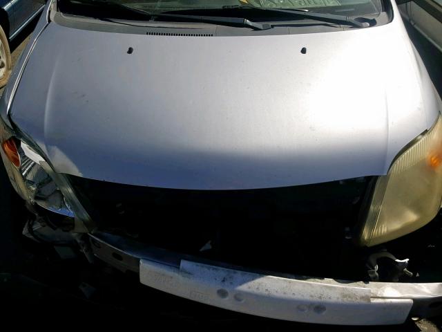 JTKKT604765000152 - 2006 TOYOTA SCION XA SILVER photo 7