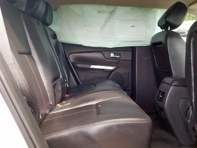 2FMDK3JC2DBB89403 - 2013 FORD EDGE SEL SILVER photo 6