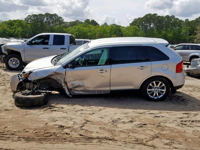 2FMDK3JC2DBB89403 - 2013 FORD EDGE SEL SILVER photo 9