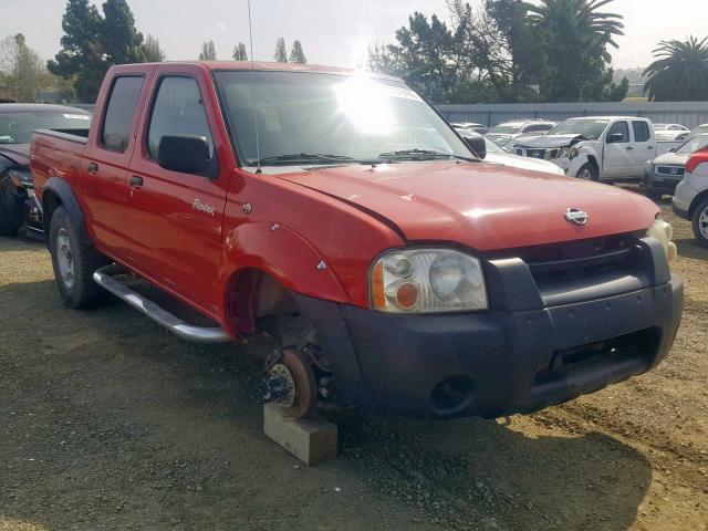 1N6ED27Y9YC358299 - 2000 NISSAN FRONTIER C RED photo 1