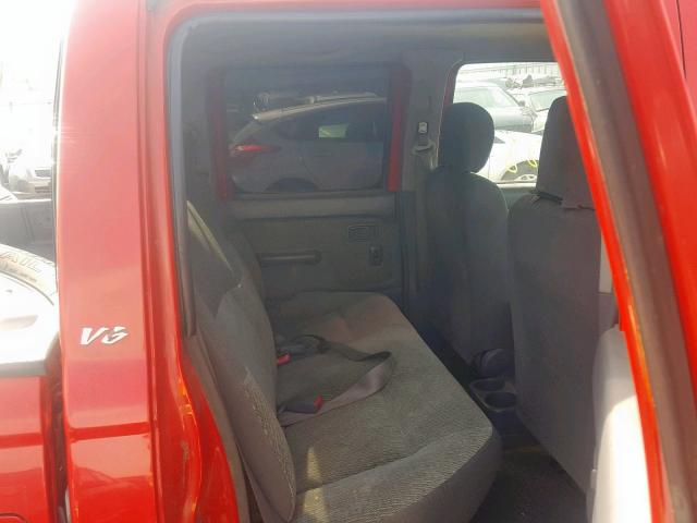 1N6ED27Y9YC358299 - 2000 NISSAN FRONTIER C RED photo 6