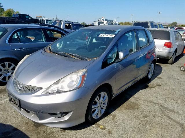 JHMGE87409S001723 - 2009 HONDA FIT SPORT  photo 2