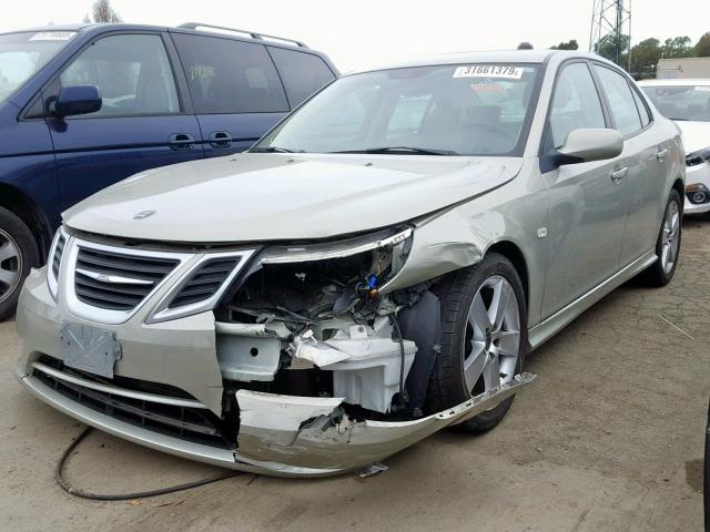 YS3FB49Y181014962 - 2008 SAAB 9-3 2.0T BEIGE photo 2