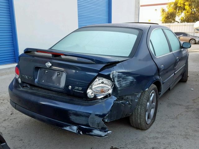 JN1CA31A31T305000 - 2001 NISSAN MAXIMA GXE BLUE photo 4