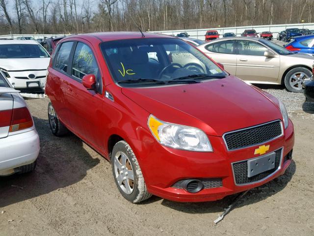 KL1TD6DE4BB158107 - 2011 CHEVROLET AVEO LS RED photo 1