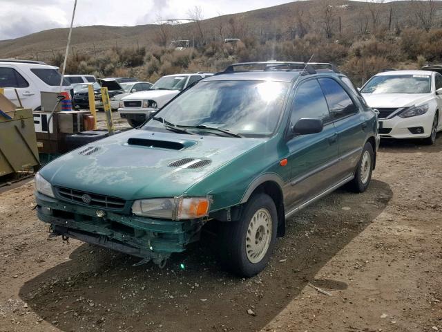 JF1GF4857XH801353 - 1999 SUBARU IMPREZA OU GREEN photo 2