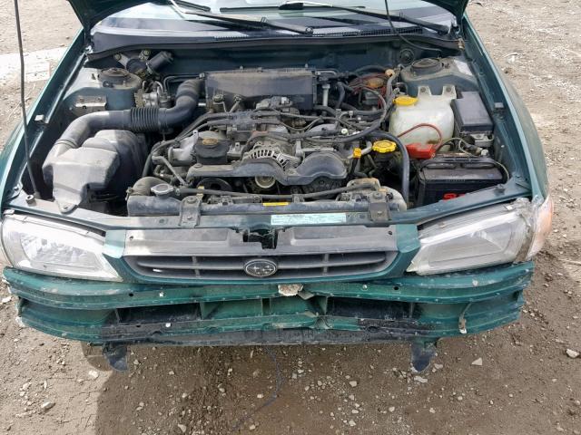 JF1GF4857XH801353 - 1999 SUBARU IMPREZA OU GREEN photo 7