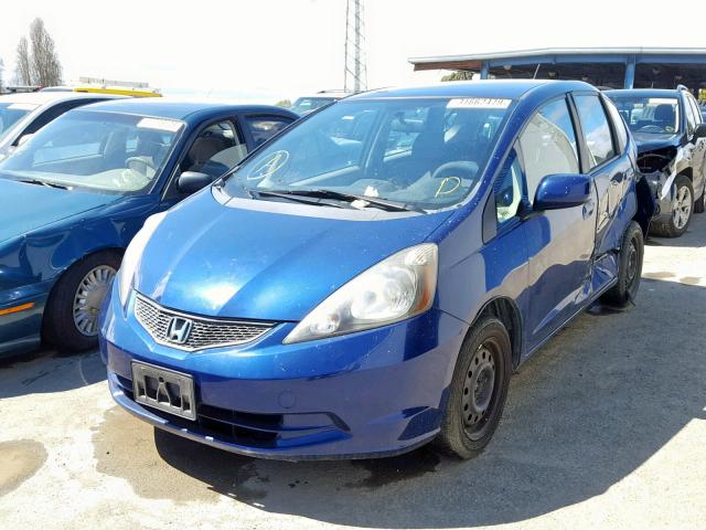 JHMGE8H36CC024902 - 2012 HONDA FIT BLUE photo 2