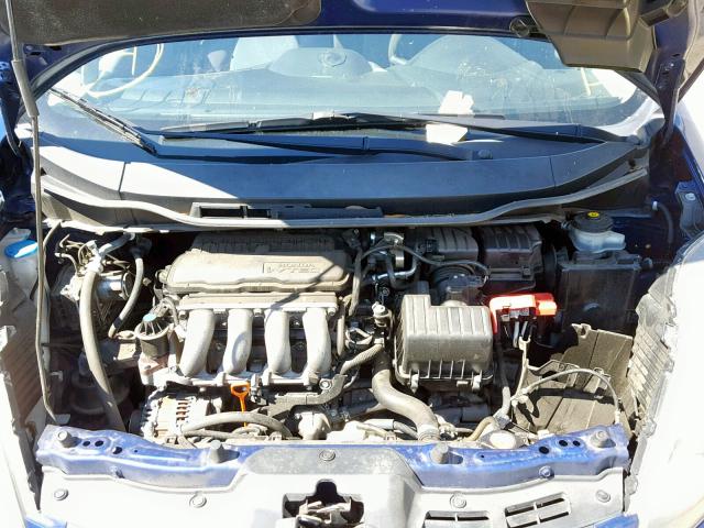 JHMGE8H36CC024902 - 2012 HONDA FIT BLUE photo 7