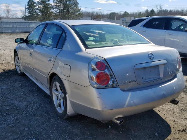 1N4BL11D45C182823 - 2005 NISSAN ALTIMA SE SILVER photo 3