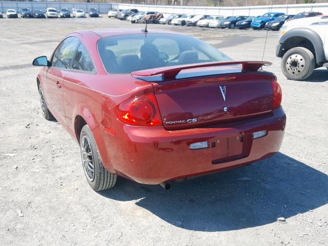1G2AS18H697134213 - 2009 PONTIAC G5 MAROON photo 3
