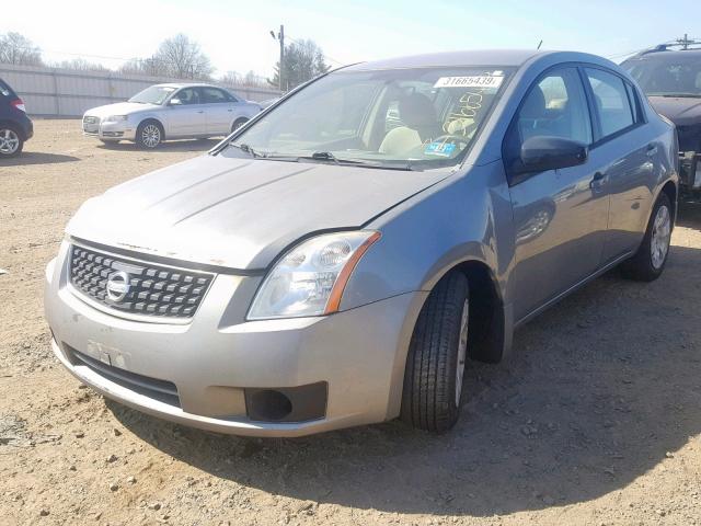 3N1AB61E47L661879 - 2007 NISSAN SENTRA 2.0 GRAY photo 2