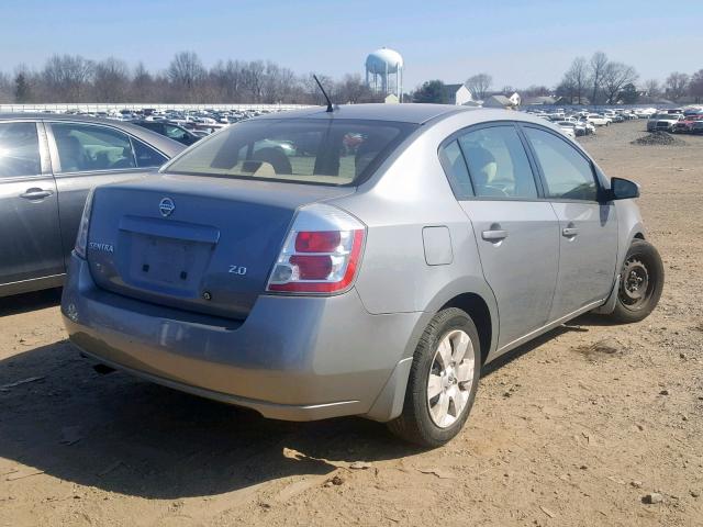 3N1AB61E47L661879 - 2007 NISSAN SENTRA 2.0 GRAY photo 4