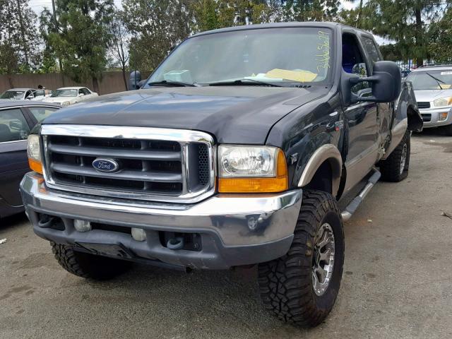 1FTSW31S5XEA79431 - 1999 FORD F350 SRW S BLACK photo 2