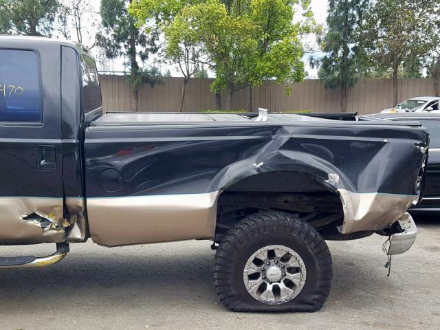 1FTSW31S5XEA79431 - 1999 FORD F350 SRW S BLACK photo 9