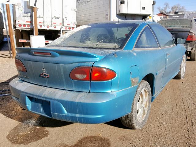 1G1JF12T5Y7242231 - 2000 CHEVROLET CAVALIER Z TURQUOISE photo 4