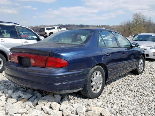 2G4WB55K321297411 - 2002 BUICK REGAL LS BLUE photo 4