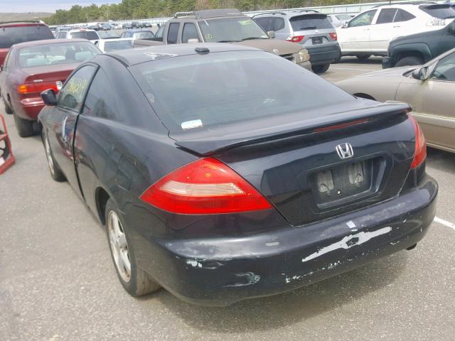 1HGCM72624A003219 - 2004 HONDA ACCORD EX BLACK photo 3