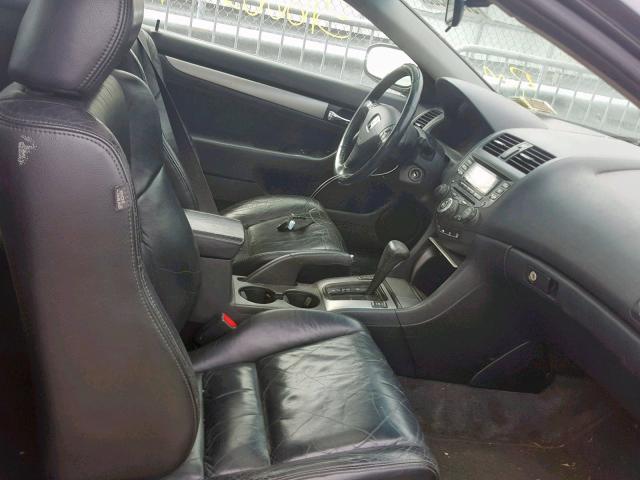 1HGCM72624A003219 - 2004 HONDA ACCORD EX BLACK photo 5