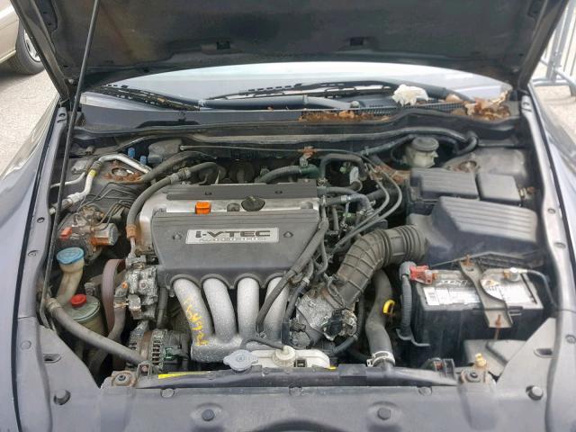 1HGCM72624A003219 - 2004 HONDA ACCORD EX BLACK photo 7